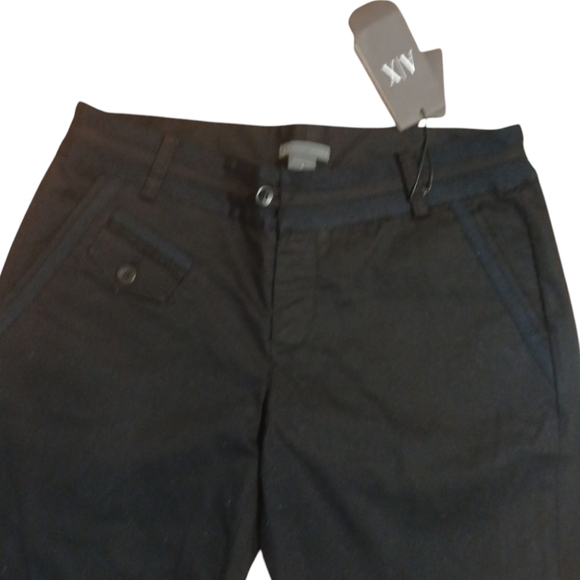 NEW Armani Exchange Black Cropped Trousers Women's Capri Pants Size 6 - Picture 2 of 11